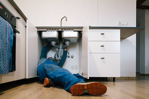 Professional Drain Cleaning technician working in Salisbury, MA